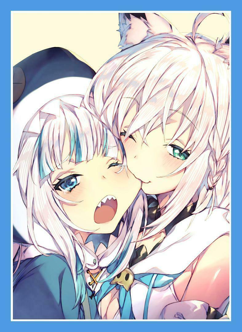 Gawr Gura Shirakami Fubuki Sleeve 60sheets 92mm x 67mm Hololive