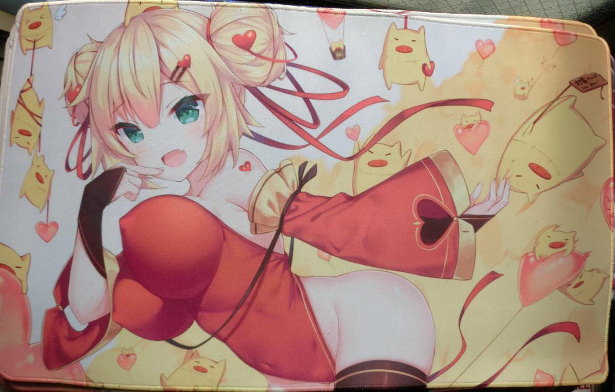 Hololive Akai Haato Playmat 600mm x300mm rubber vtuber
