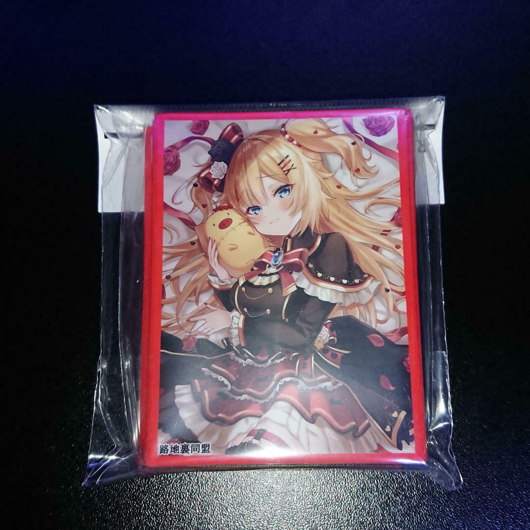 hololive Akai Haato Sleeve 60 sheets 67mm x 92mm Regular Size Rojiura Doumei