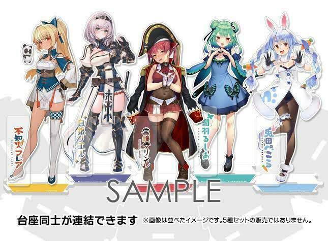 Holoket 2nd Limited hololive 3rd generation acrylic stand set rushia pekora noel
