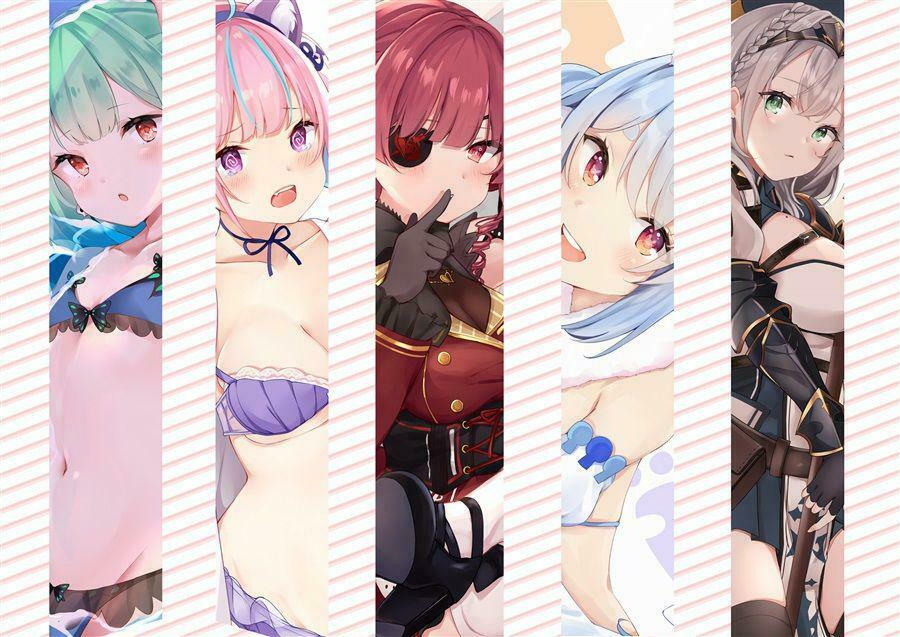 Hololive Houshou Marine Doujinshi Rikotan Art Book holoket limited