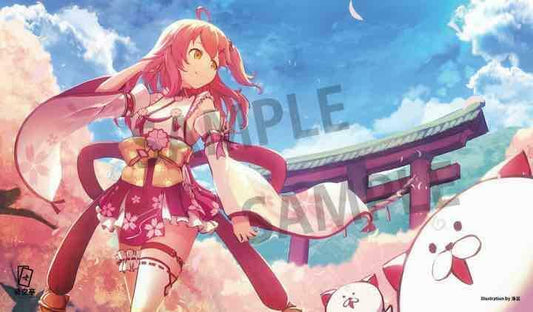 Hololive Vtuber Sakura Miko Playmat Rubber Mat Kokutei