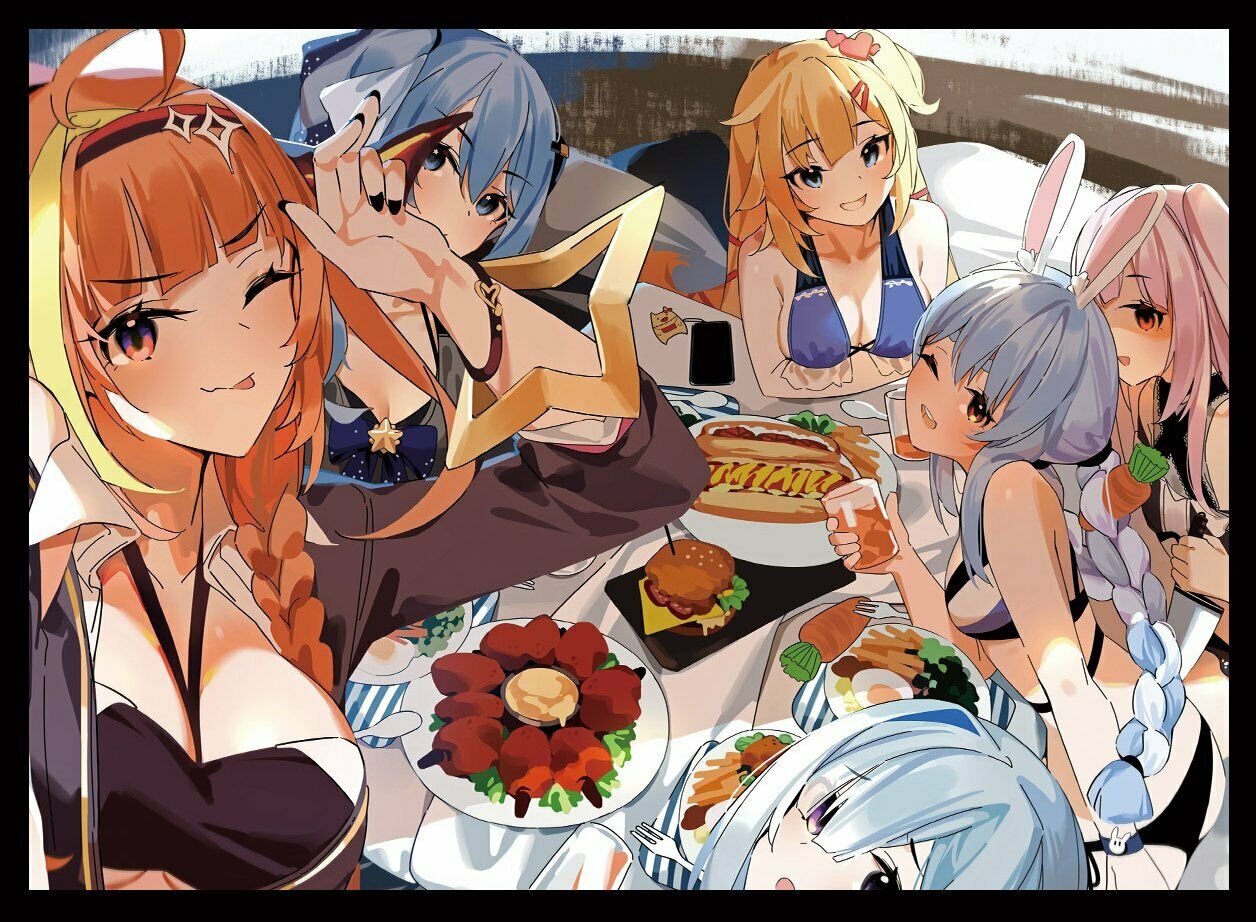 Hololive gathering Card sleeve coco haato pekora suisei rushia kanata