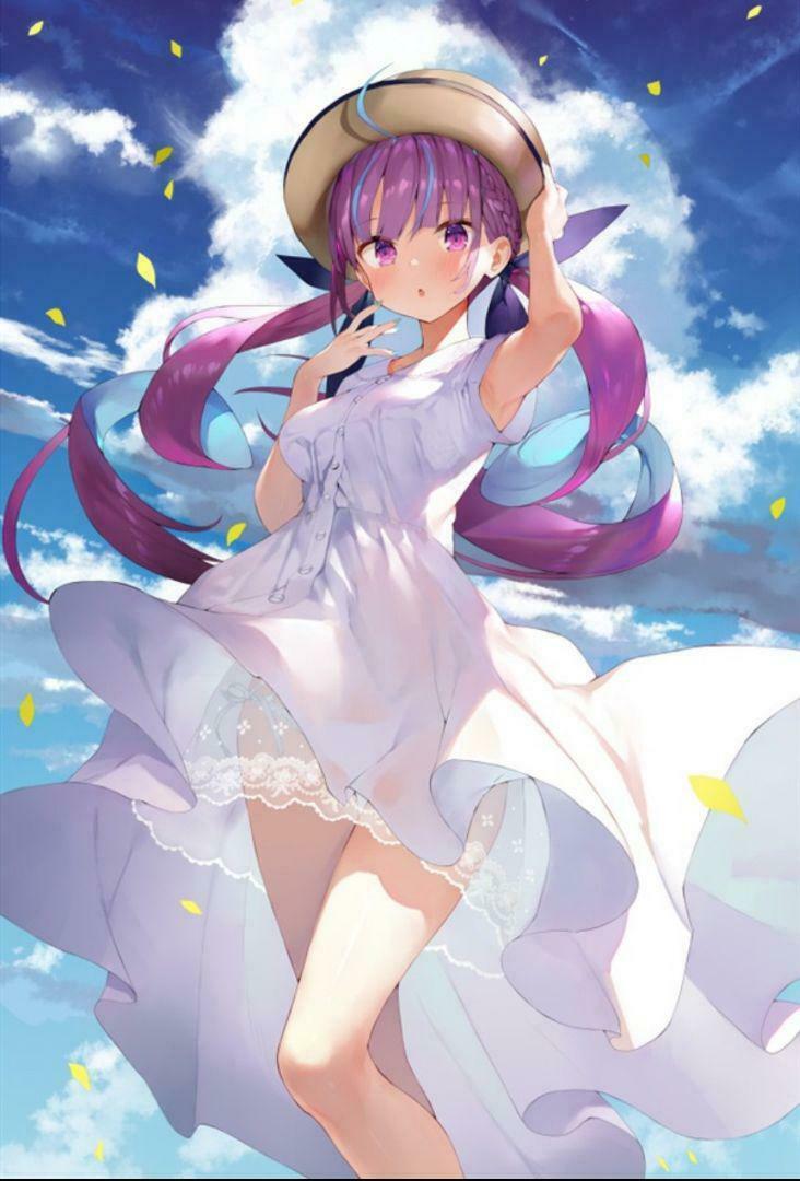 Macaron Taitei AQUART Minato Aqua Hololive Doujinshi Art book Gaou