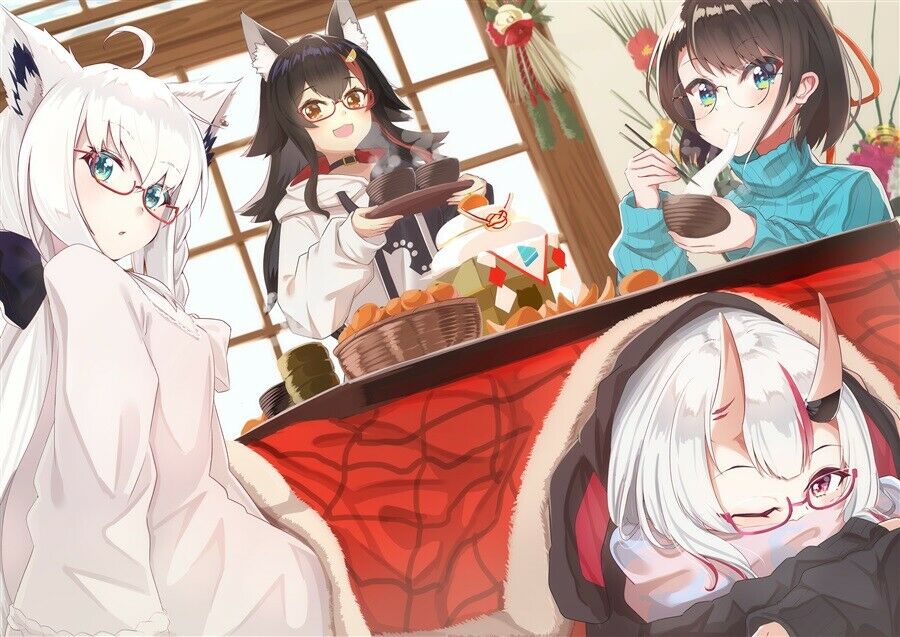 BORUMETEUSU holo x glasses !! vol.4 Art Book hololive fubuki subaru mio miko