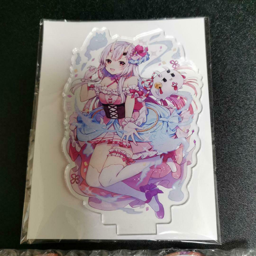 Hololive Nakiri Ayame 1st Anniversary Acrylic Stand Button Badges