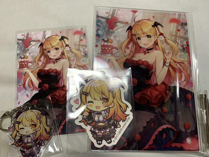 hololive Yozora Mel autographed postcard birthday commemorative 2020