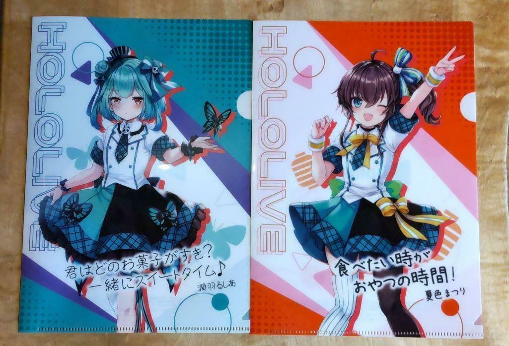 Hololive x FamilyMart holomart Limited A5 Clear Files All kinds 6 pieces set