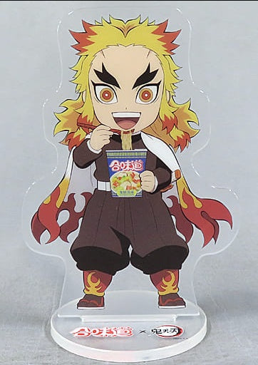 Kyoujurou Rengoku Acrylic Stand Demon Slayer Kimetsu no Yaiba x Japan Kiyoshi Foods China Limited Purchase Bonus