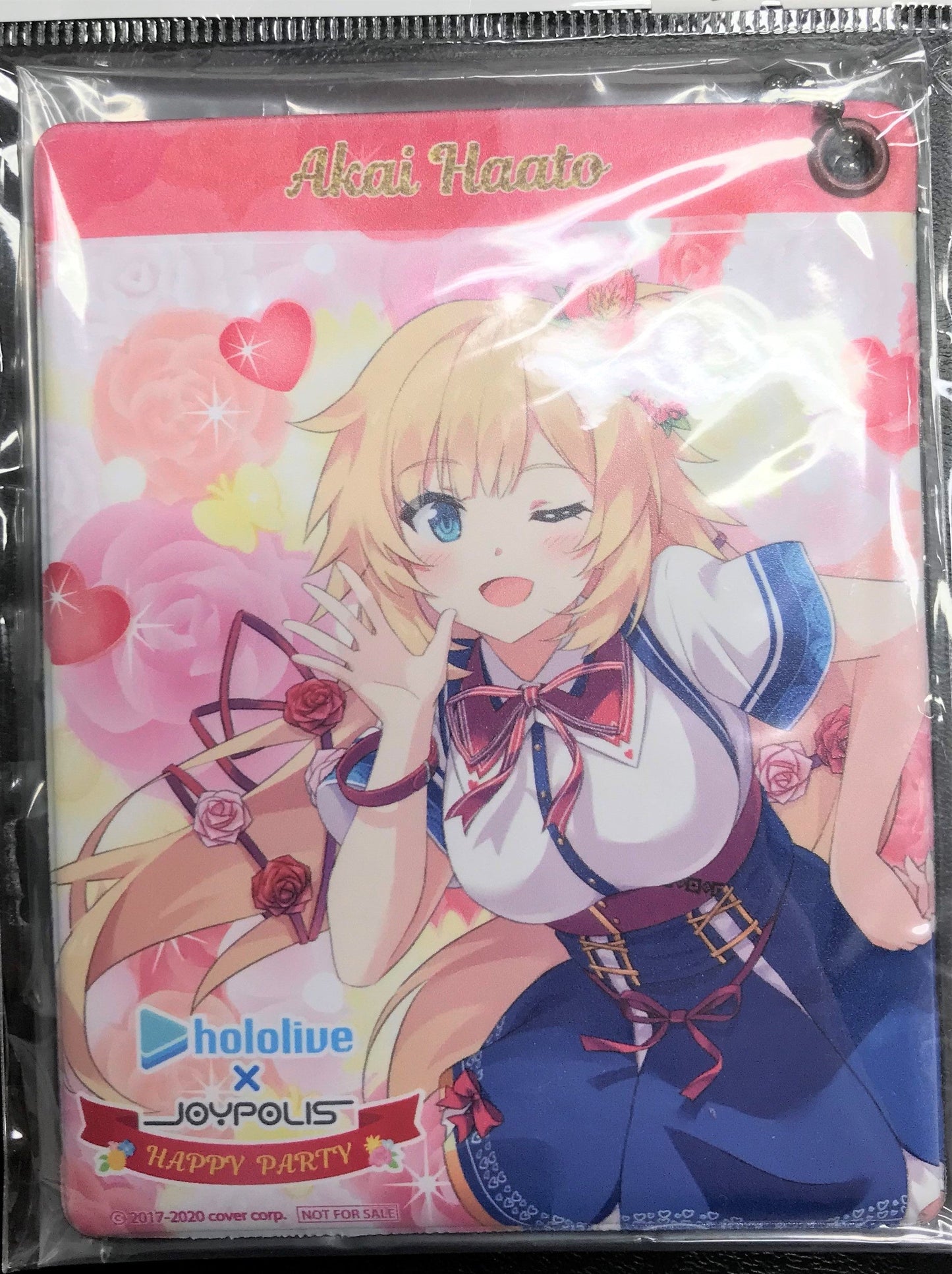 SEGA hololive x JOYPOLIS pass case Akai Haato