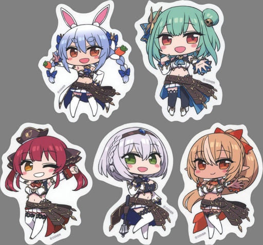 Idis Sil Sticker All 5 Types Set Virtual YouTuber Hololive HOLOLIVE FANTASY 1st LIVE FAN FUN ISLAND Cafe in E DINER Ikebukuro Trading Die Cut Sticker