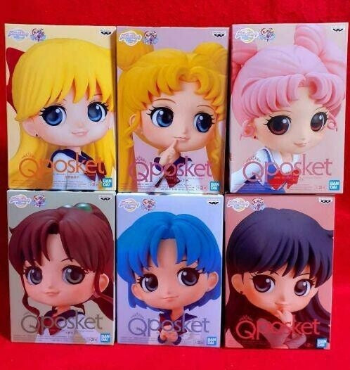 Sailor Moon Eternal Qposket Figure Set Color A Complete