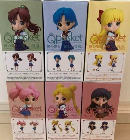 Sailor Moon Eternal Qposket Figure Set Color A Complete