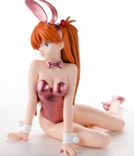 Evangelion Asuka Langley Premium Bunny Figure Limited Pink Rose Ver. SEGA New