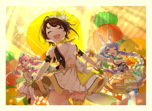 TCG Sleeve 92 x 67mm Spice Love hololive oozora subaru minato aqua usada pekora