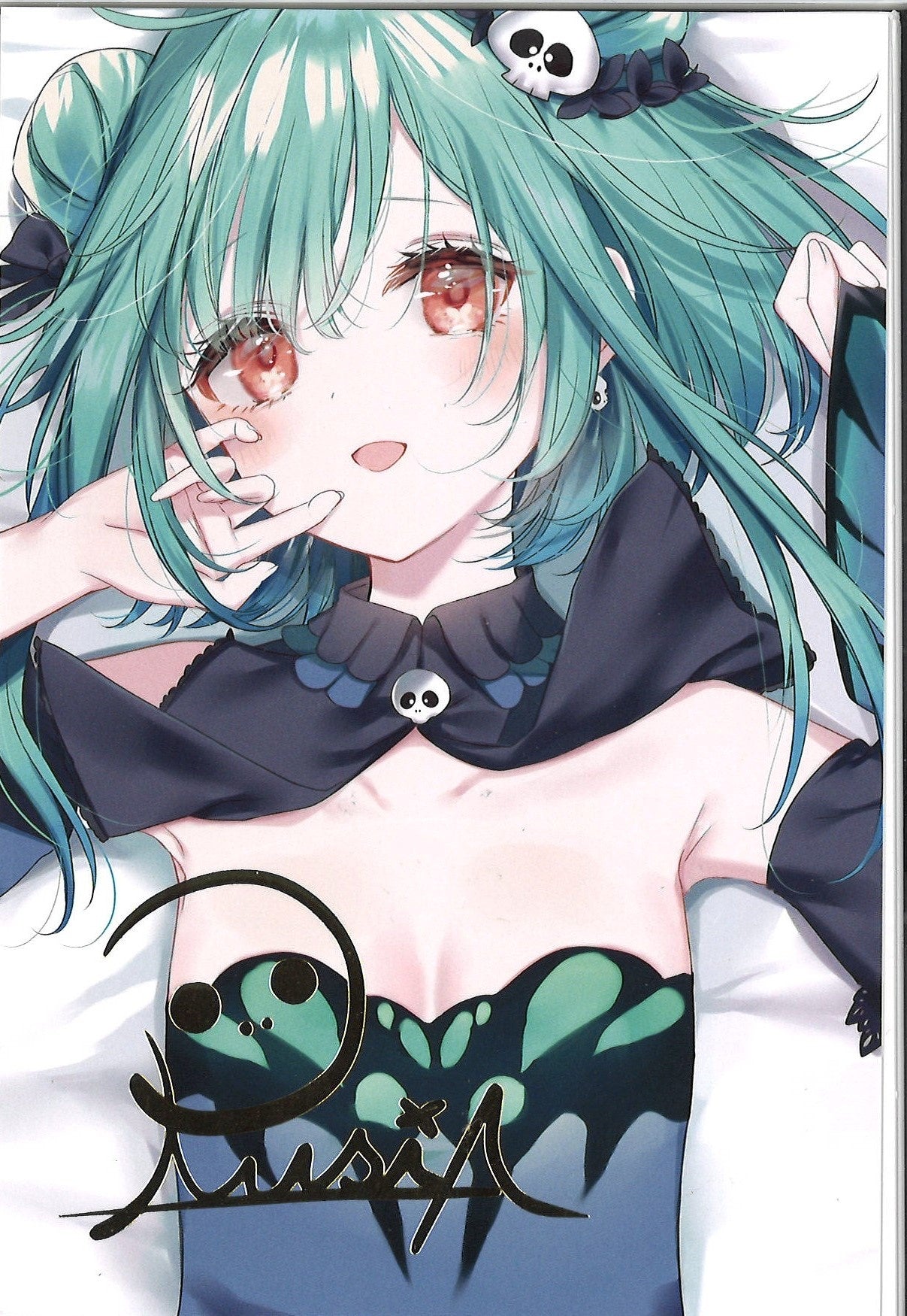 hololive hololive 2nd Anniversary Commemorative Stamp Duplication Signed Postcard drawn by Misumi Uruha Rushia