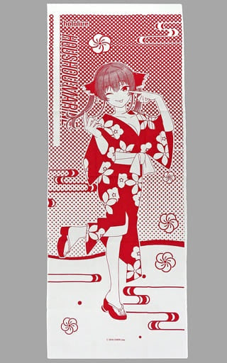 Miscellaneous Goods Houshou Marine Special Tenugui Yukata ver Hololive x Gokurakuyu/RAKU SPA FLOW LIFE FLOW LIFE Set Bonus