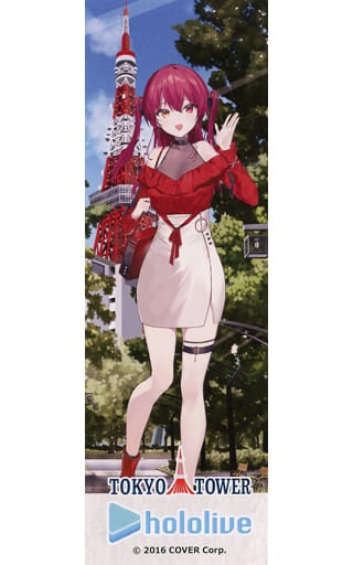 hololive Production Miscellaneous Goods Houshou Marine Plain Clothes Bookmark Virtual YouTuber Hololive in Tokyo Tower Great Search for the Lost Quartet Mini Attraction Ring Toss Mini Character Capture Great Operation Participation/Success Bonus