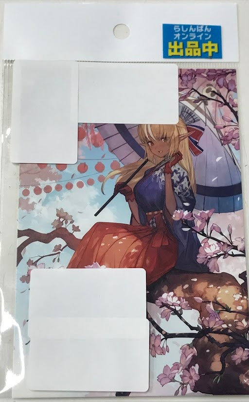 hololive hololive birthday commemorative Handwritten Signatureed postcard Shiranui Flare