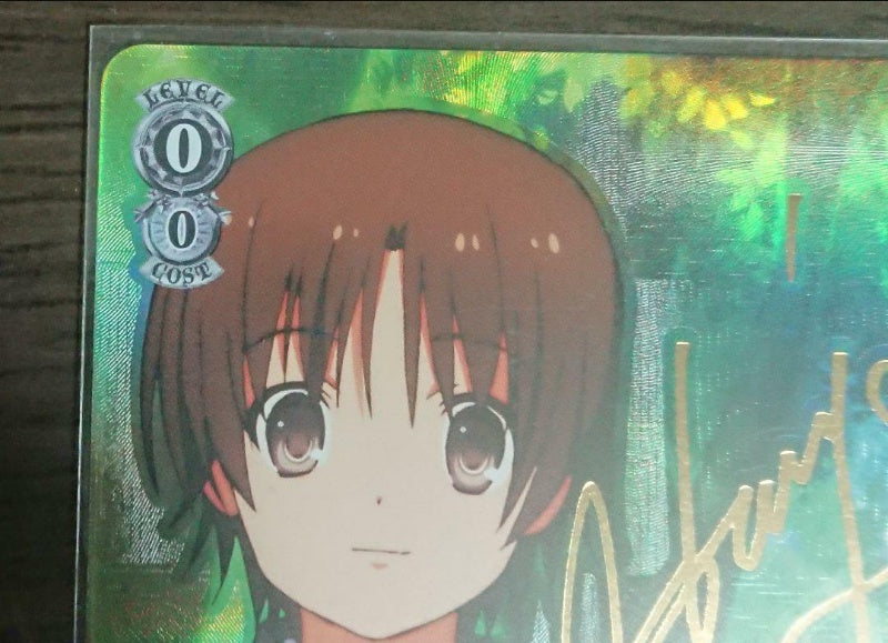 Signed Weiss Schwarz Little Busters Riki Card LB-W21-065SPSP Foil Japan Import