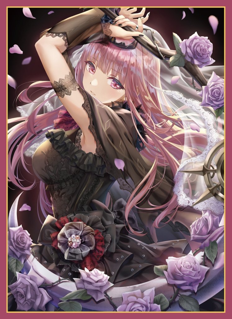 TCG sleeve 2 types set Calliope Mori hololive EN 60sheets 67 x 92mm