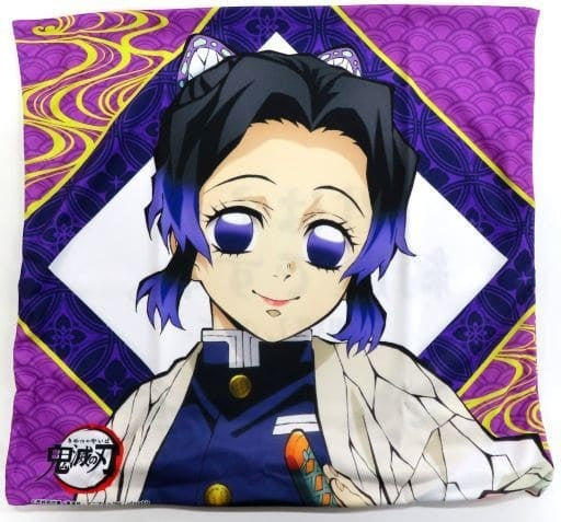 Dakimakura Cover Pillow Case Sheet Shinobu Kochou New Character Illustration Hitokoto Cushion Cover 2nd TV Anime Demon Slayer Kimetsu no Yaiba Infinite Train Edition x ufotable Cafe x Machi Asobi CAFE