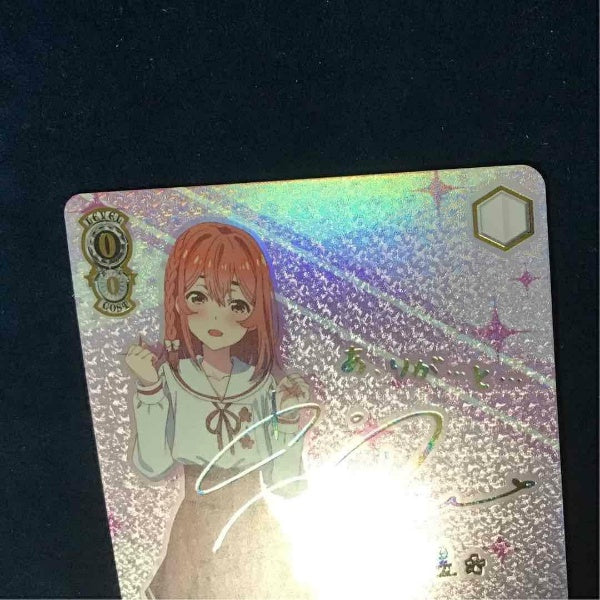 Signed Weiss Schwarz Sumi Sakurasawa Card KNK/W86-049SSP SSP Rent A Girlfriend