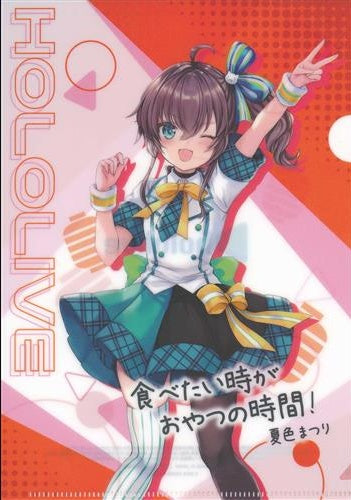 Family Mart hololive Original Clear File Natsuiro Matsuri