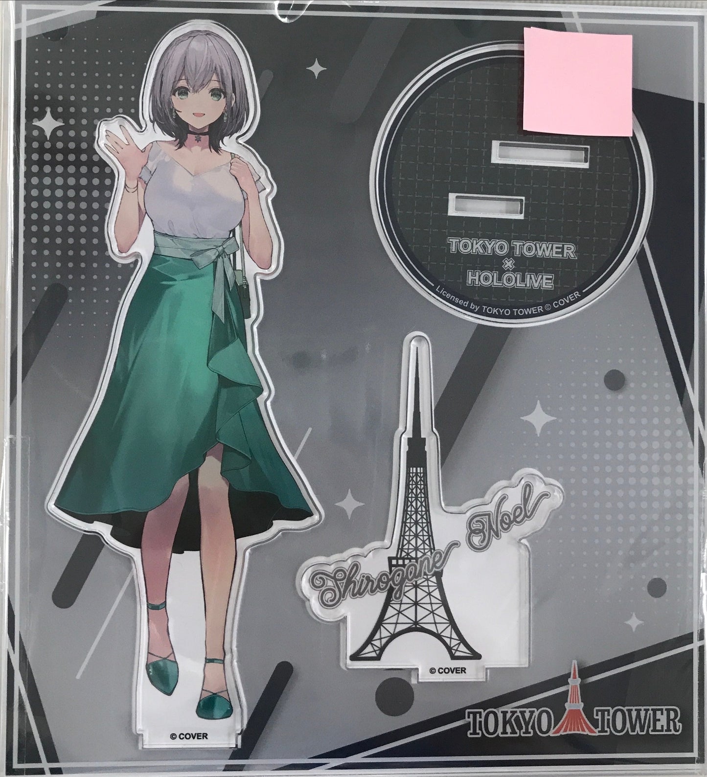 MENU hololive x Tokyo Tower Acrylic Stand Shirogane Noel