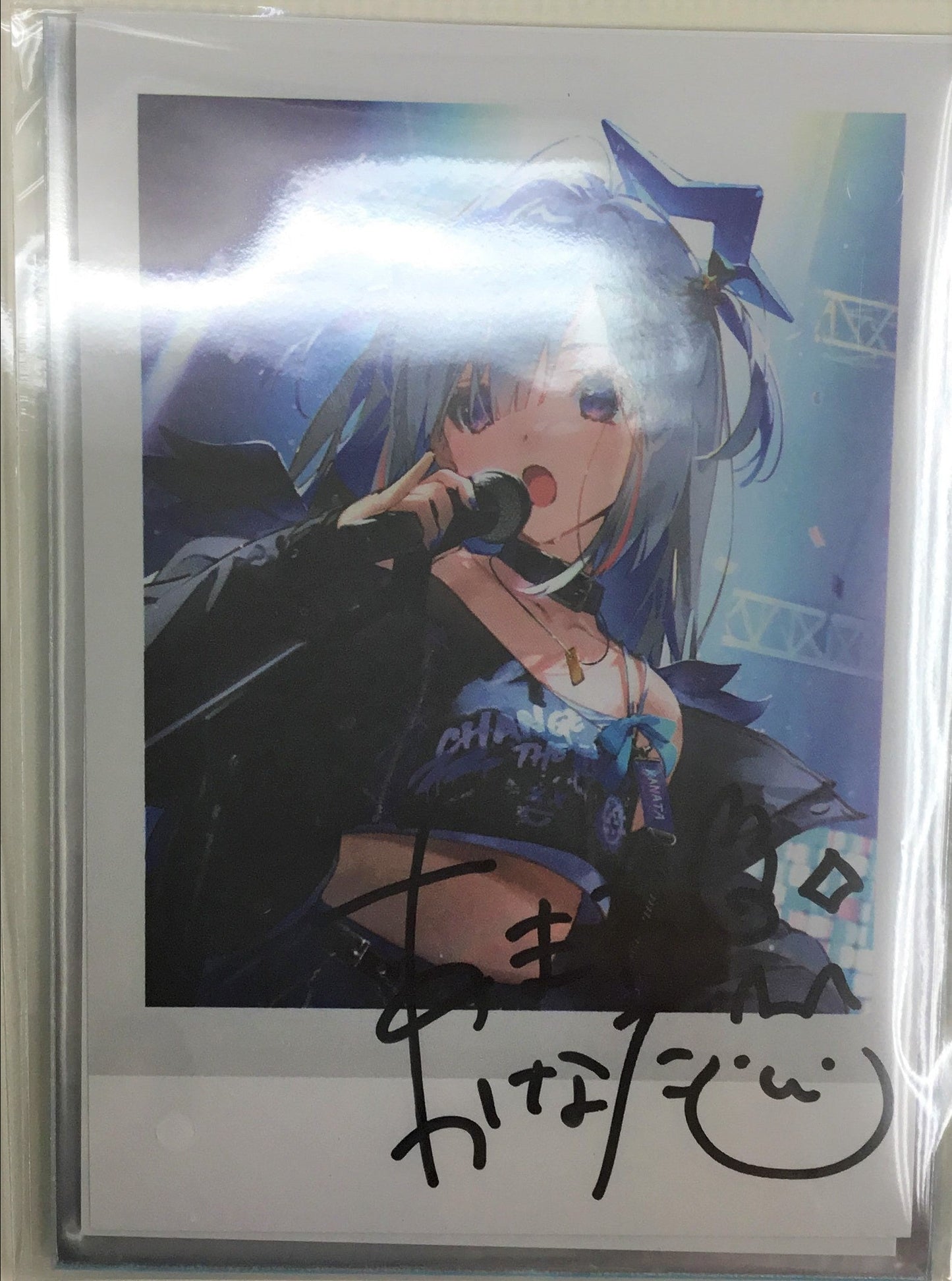 hololive hololive Birthday Anniversary 2023 Handwritten Signatureed Instax Bromide Card Amane Kanata