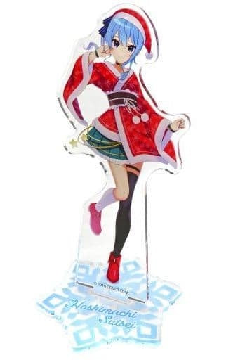 Chugai Mining Goods Hoshimachi Suisei Acrylic Stand Christmas Bacharu YouTuber Hololive x Tokyo Sky Tree Town