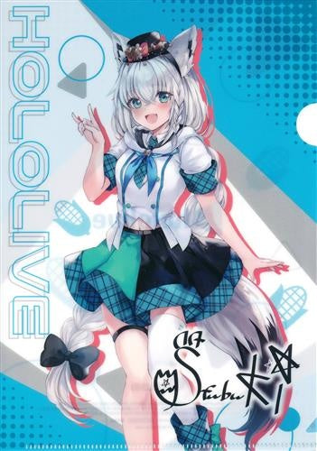 FamilyMart hololive A5 size original clear file Shirakami Fubuki Limited to FamilyMart