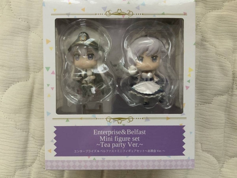 TOHO Limited Azur Lane Enterprise & Belfast Mini Figure Set Tea Party Ver. JP