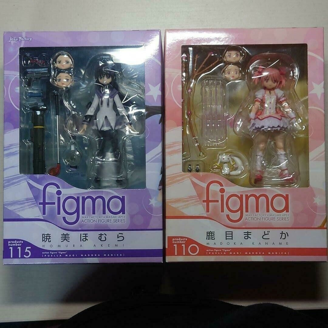 Figma Puella Magi Madoka Magica Set Kaname Akemi Homura Max Factory 110
