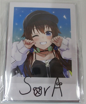 hololive hololive Birthday Anniversary 2023 Handwritten Signatureed Instax Bromide Card Tokino Sora