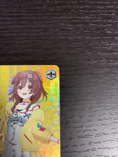 Signed Weiss Schwarz Hololive HOL/W91-007SP SP Inugami Korone Card FOIL Japan