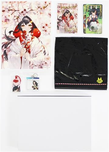 hololive hololive 2nd anniversary set with Handwritten Signatureed postcard Ookami Mio