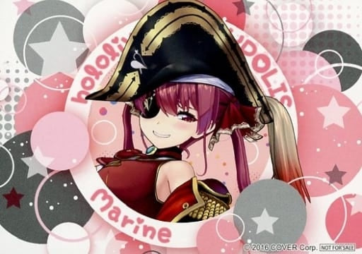 Hiromi Character Card Houshou Marine Life-size Trading Mini Card Virtual YouTuber Hololive x JOYPOLIS DREAMY PARTY Goods Purchase Bonus