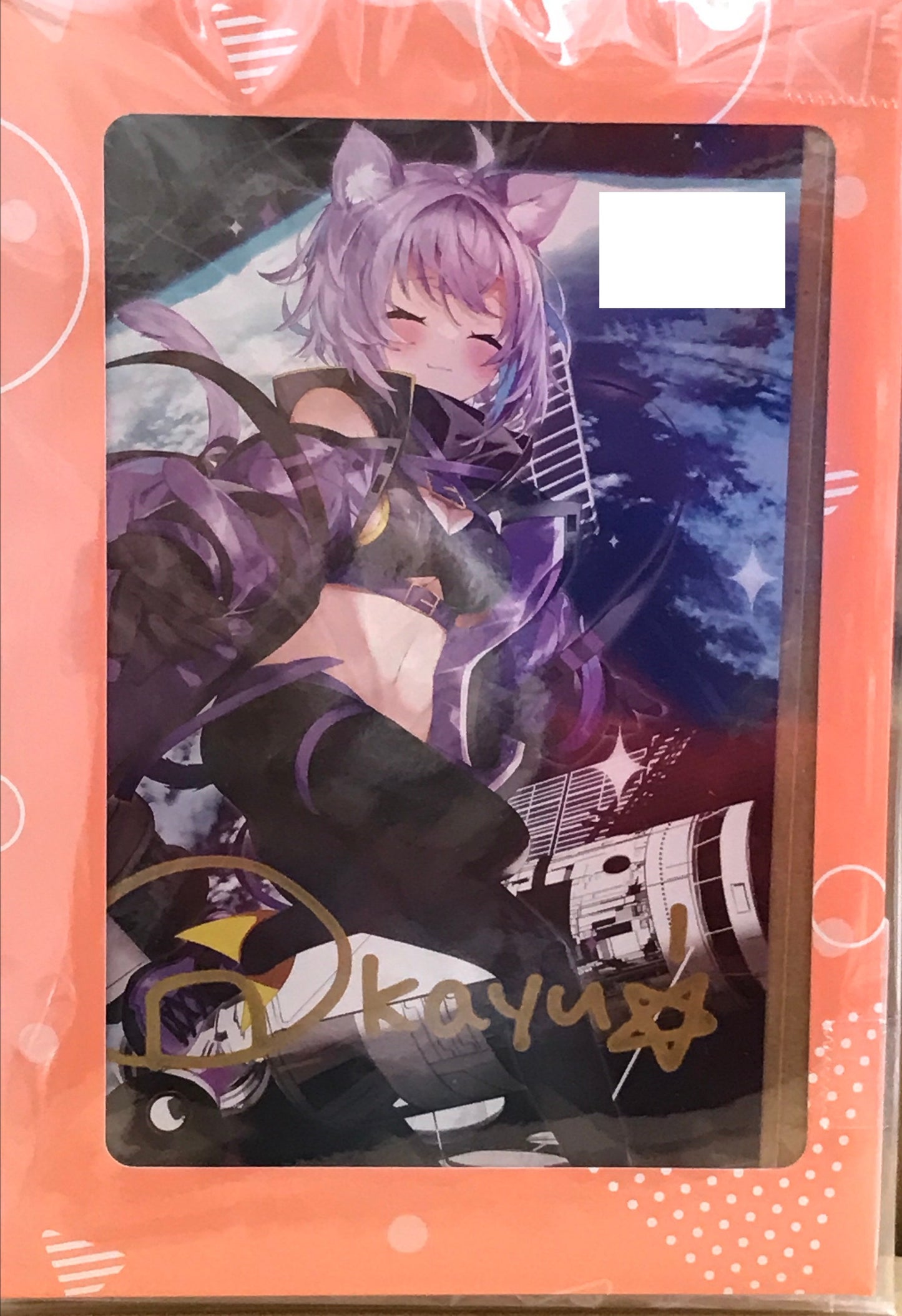 hololive hololive Birthday Anniversary 2022 Handwritten Signatureed Postcard Nekomata Okayu
