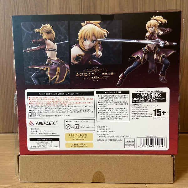 Figure Red Saber Holy Grail War Fate / Apocrypha 1/7 PVC ANIPLEX Limited