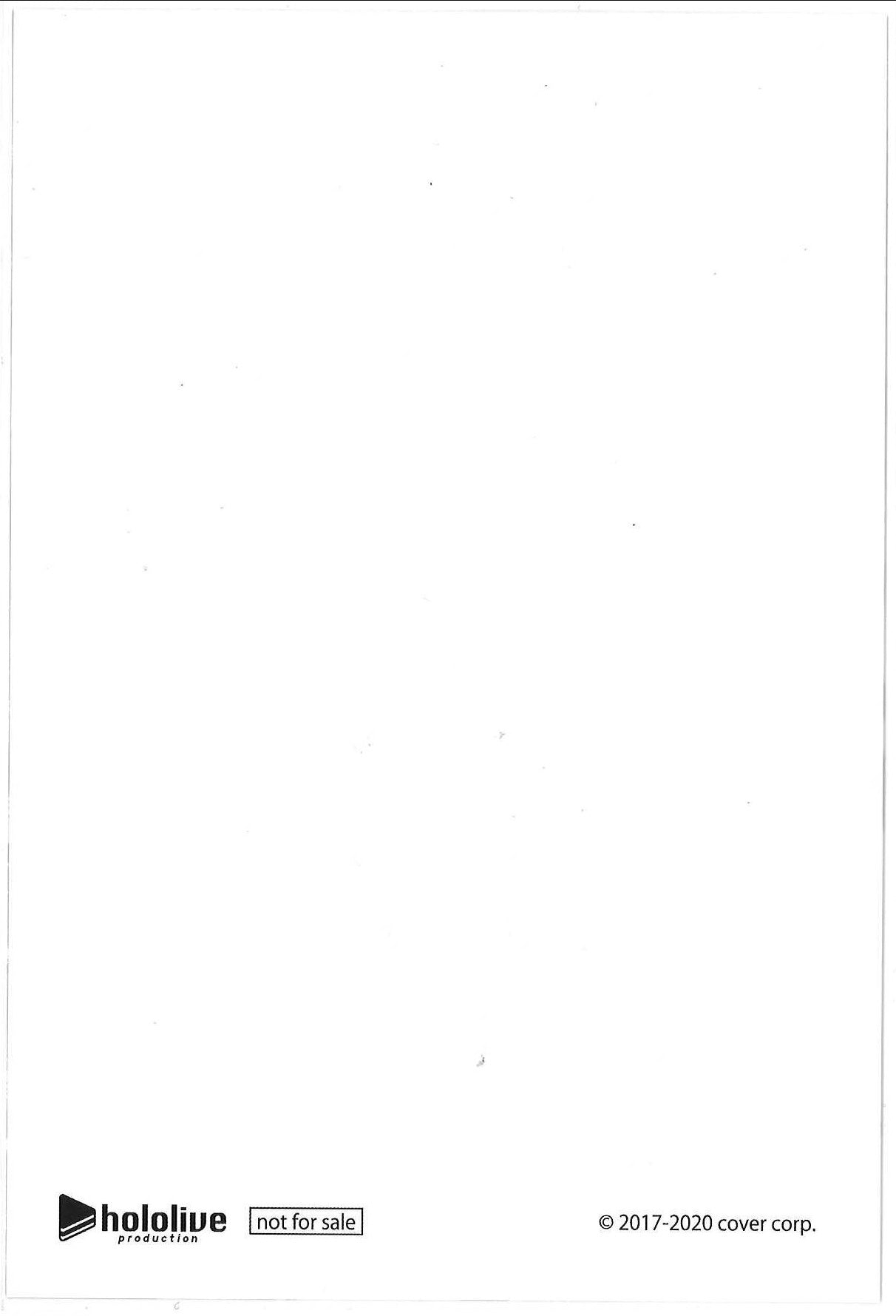 hololive hololive birthday commemorative Handwritten Signatureed postcard Shiranui Flare