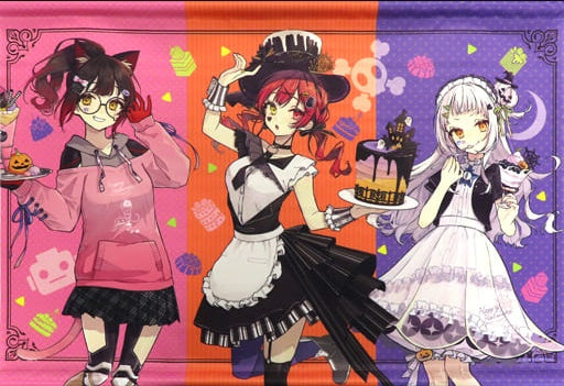 Tapestry Houshou Marine Shion Murasaki Roboko-san B2 Tapestry Akakura Illustration Virtual YouTuber Hololive x FamilyMart 5th Famipay WEB Limited