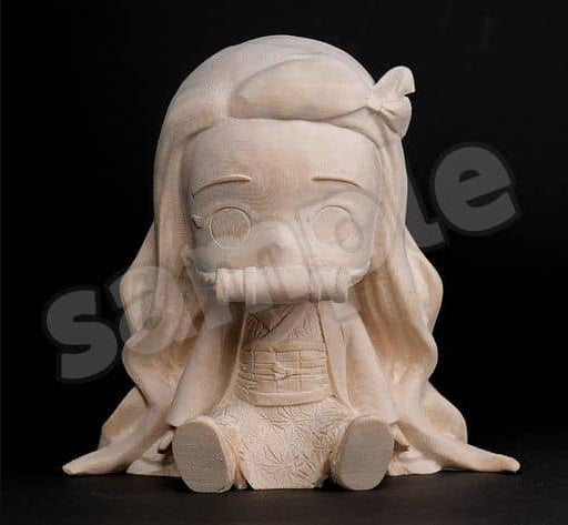 Figure Nezuko Kamado Demon Slayer Kimetsu no Yaiba Wood Carving Figurine Abema Shopping Mail Order Limited