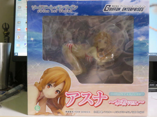 Sword Art Online Asuna Swimsuit version 1/7 Scale PVC painted Figure Japan used