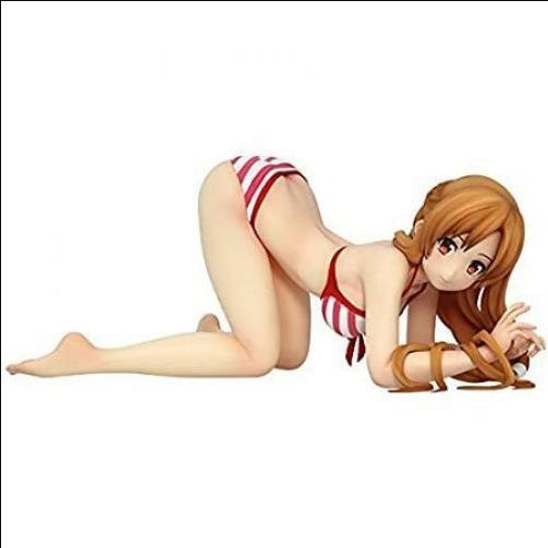 Sword Art Online Asuna Swimsuit version 1/7 Scale PVC painted Figure Japan used