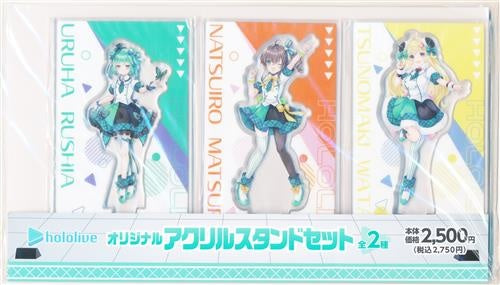 FamilyMart hololive Original Acrylic Stand Set A Set Uruha Rushia Natsuiro Matsuri Tsunomaki Watame FamilyMart Limited