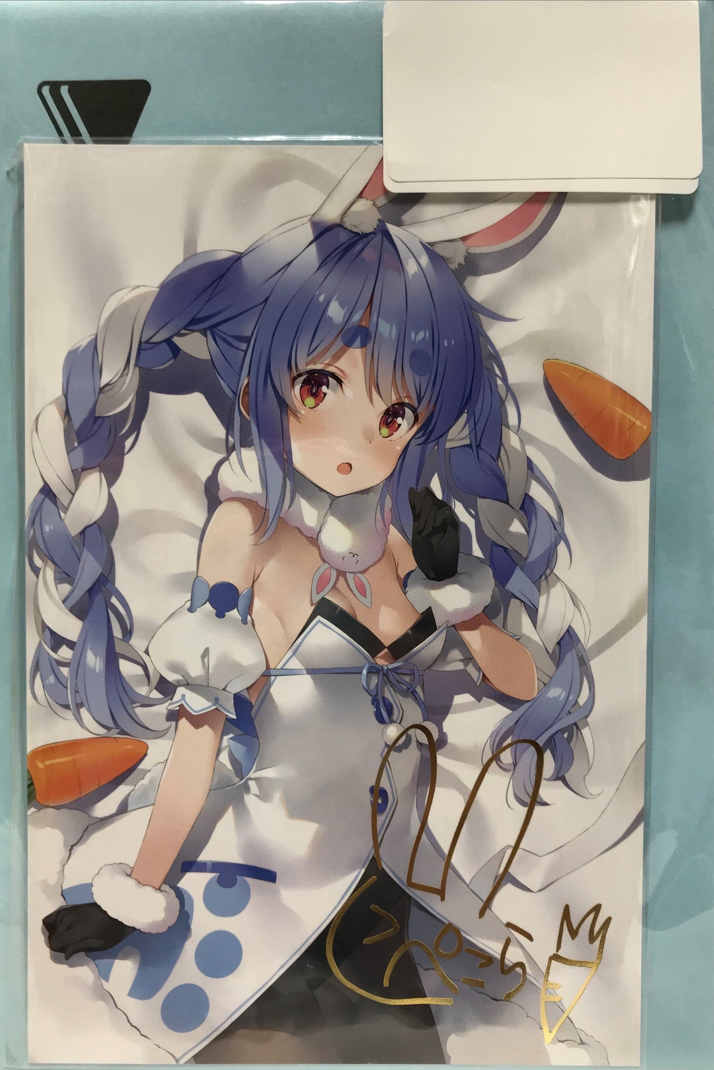 hololive Hololive Hololive Birthday Anniversary 2021 Copy Signed Postcard Usada Pekora