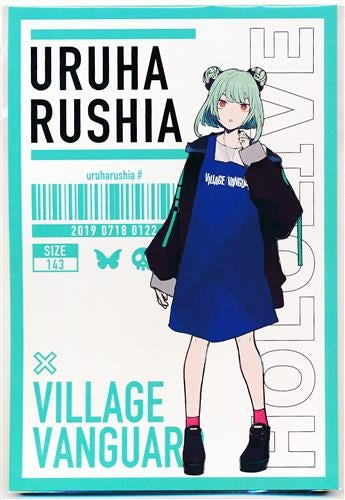 Village Vanguard hololive x Village Vanguard Postcard Uruha Rushia