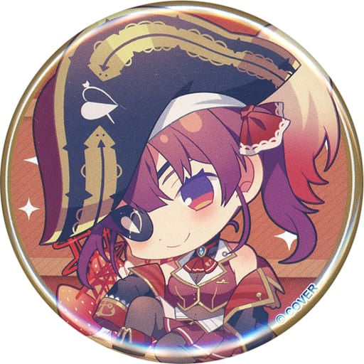 hololive Production Badge Pins Houshou Marine Head Lower Left Virtual YouTuber Hololive x Pasela Trading Can Badge