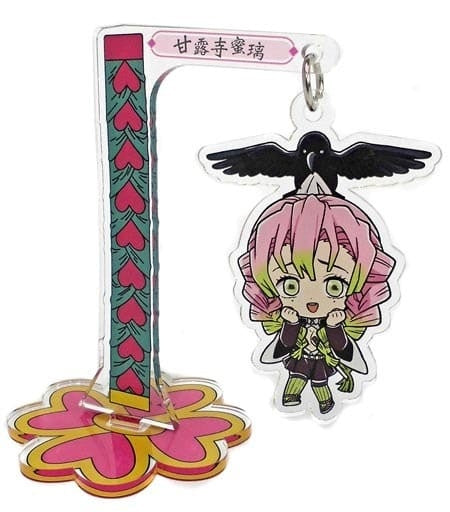 Indoor Mitsuri Kanroji Demon Slayer Kimetsu no Yaiba Trading Yurayura Acrylic Stand Crow Carried Corps Vol.2